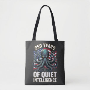 250 Years of Quiet Intelligence Octopus Tote Bag