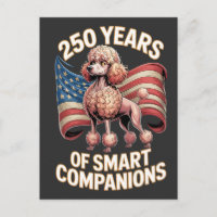 250 Years of Smart Companions Poodle Art