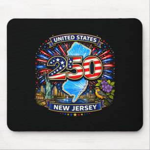 250 Years of United States Shirt New Jersey Mouse Pad
