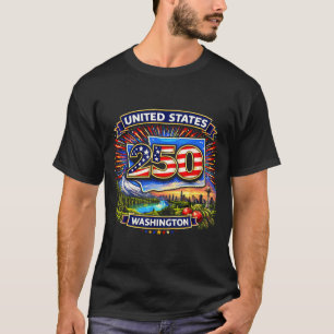 250 Years Of United States Washington Independence T-Shirt