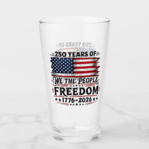 250 Years of We the People Freedom Design  Glass