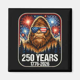 250 Years Patriotic Bigfoot 1776-2026 250th Magnet