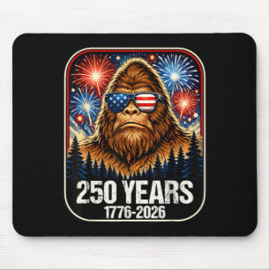 250 Years Patriotic Bigfoot 1776-2026 250th Mouse Pad