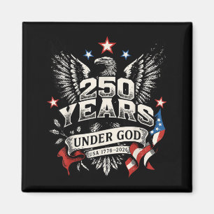 250 Years Patriotic Pride Eagle 1776-2026 - USA Magnet