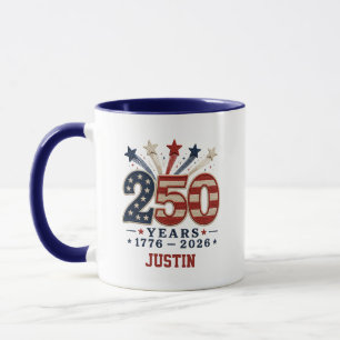 250 Years Shooting Stars 1776-2026 Coffee Mug