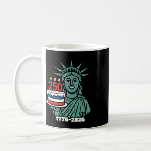 250 Years Statue Of Liberty 1776-2026 250th 4th Of Coffee Mug