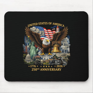 250 Years Statue Of Liberty American Landmarks 4th Mouse Pad