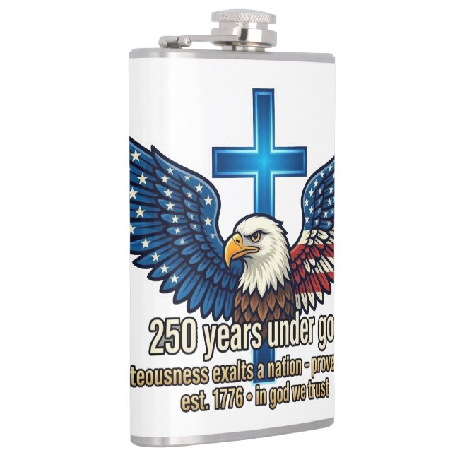 250 years under God Hip Flask (Right)