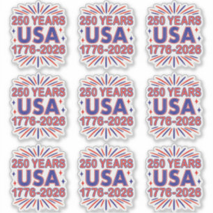 250 Years USA   1776–2026 Semiquincentennial