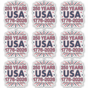 250 Years USA   1776–2026 Semiquincentennial