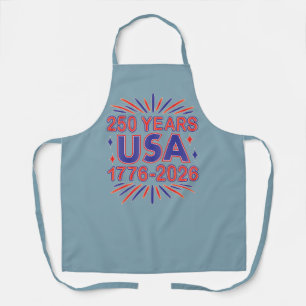250 Years USA   1776–2026 Semiquincentennial Apron