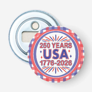 250 Years USA 1776–2026 Semiquincentennial Bottle Opener
