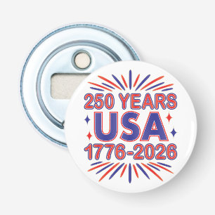 250 Years USA 1776–2026 Semiquincentennial Bottle Opener