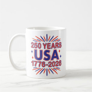 250 Years USA 1776–2026 Semiquincentennial Coffee Mug