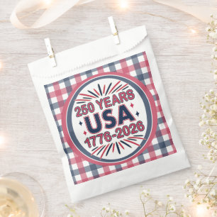 250 Years USA   1776–2026 Semiquincentennial Favour Bag