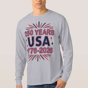 250 Years USA 1776–2026 Semiquincentennial T-Shirt