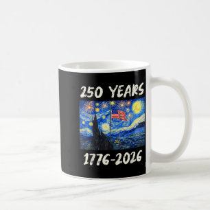 250 Years Van Gogh Starry Night 250th Anniversary Coffee Mug
