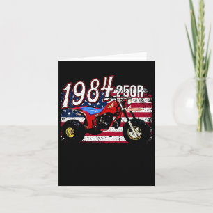 250r Atc 1984 84 4th Of July American  Card