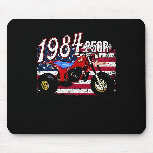 250r Atc 1984 84 4th Of July American  Mouse Pad (Front)