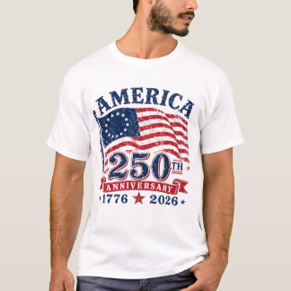 250th America Anniversary Shirt Patriotic Tee