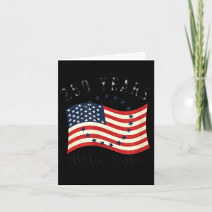 250th american anniversary independence 250 years card