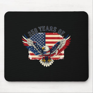 250th american anniversary independence 250 years mouse pad