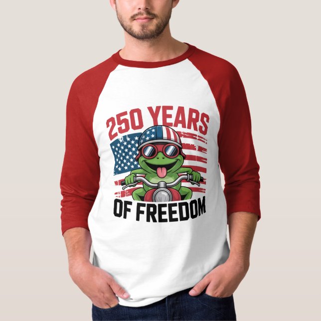 250th American Independence 1776–2026 Patriotic US T-Shirt (Front)