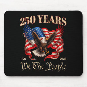 250th aniversary america flag 250 years 4th of mouse pad