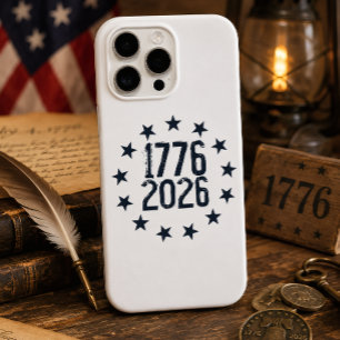 250th anniversary 1776–2026 Patriotic Star Circle  iPhone 16 Pro Max Case