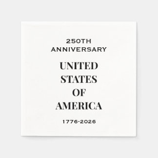 250th Anniversary 1776–2026 – USA Premium Lighter Napkin