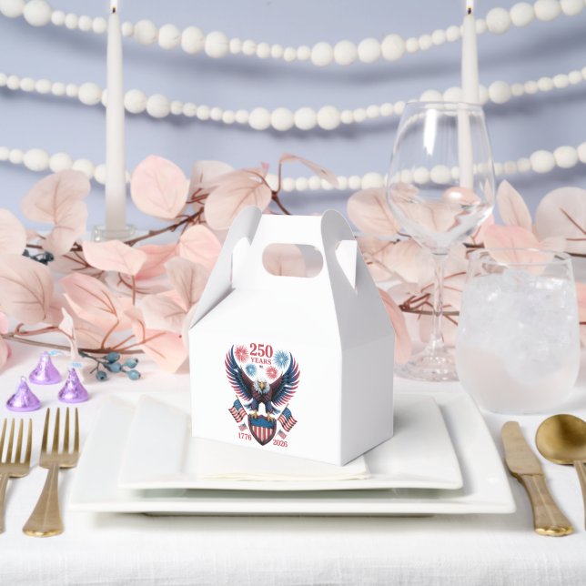 250th anniversary 250 years usa 1776 favour box (Wedding)