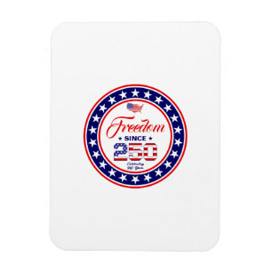 250th Anniversary 4th of July American Flag Magnet