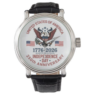 250th Anniversary 4th of July – Vintage Patriotic Watch