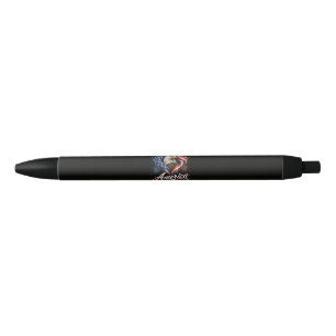 250th Anniversary America Flag Eagle 250 Years Black Ink Pen