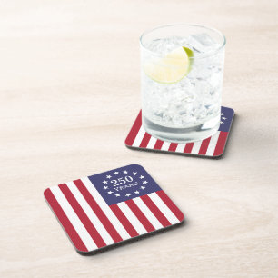 250th Anniversary America Patriotic USA Independen Coaster