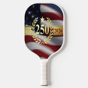 250th Anniversary American Flag Design – 1776‑2026 Pickleball Paddle