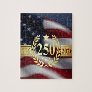 250th Anniversary American Flag Puzzle – 1776‑2026