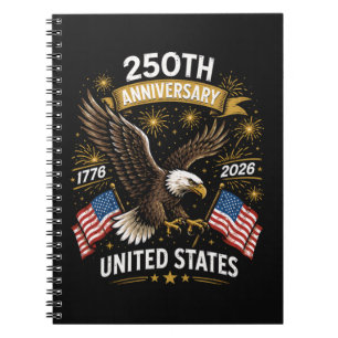 250th Anniversary Bald Eagle Celebration Notebook