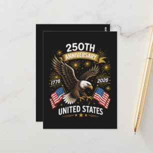 250th Anniversary Bald Eagle Celebration Postcard