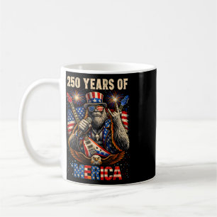 250th Anniversary Bigfoot Merica Rock Eagle Patrio Coffee Mug