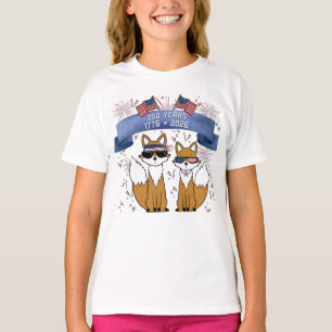 250th Anniversary Cool Foxes T-Shirt