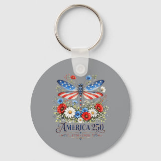 250th Anniversary Dragoy Usa Flag Patriotic 4th Of Key Ring