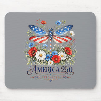 250th Anniversary Dragoy Usa Flag Patriotic 4th Of Mouse Pad
