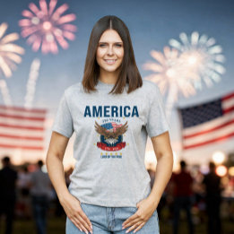 250th Anniversary Eagle Red White Blue | America T-Shirt