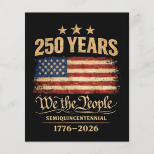 250th anniversary flyer