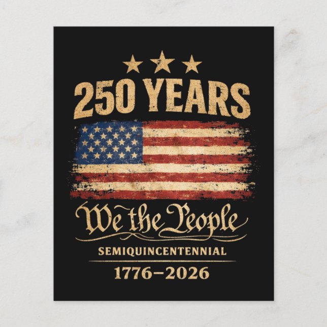 250th anniversary flyer (Front)