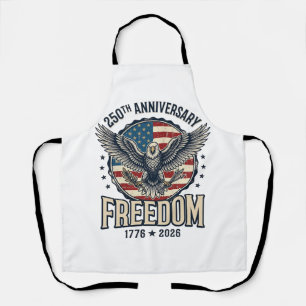 250th Anniversary Freedom Eagle Patriotic Vintage  Apron