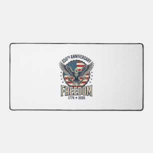250th Anniversary Freedom Eagle Patriotic Vintage  Desk Mat