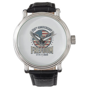 250th Anniversary Freedom Eagle Patriotic Vintage  Watch
