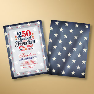 250th Anniversary Freedom Party Invitation